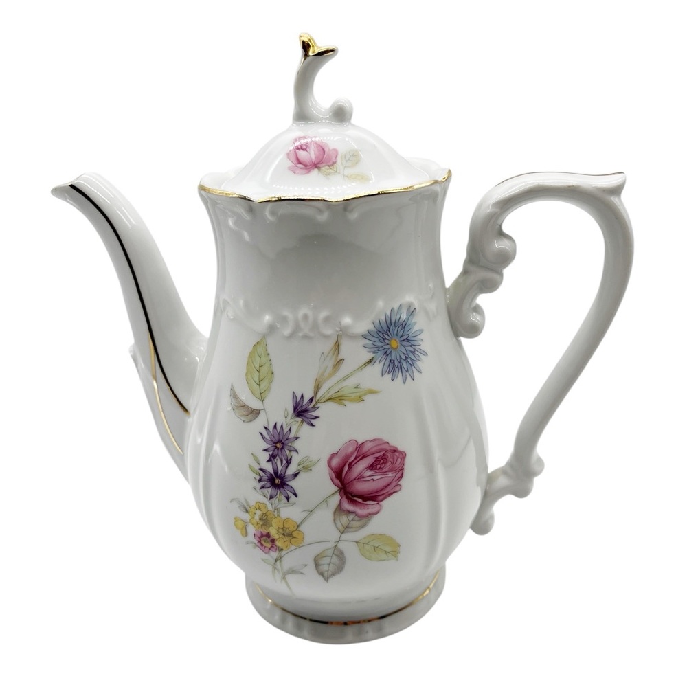 Vintage Coffee Pot & Lid Vienna Woods Lipper & Mann Creations Discontinued